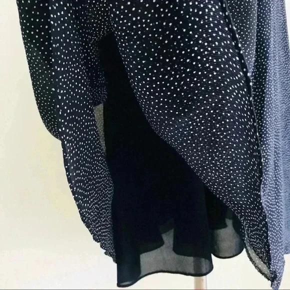 Vintage Liz Claiborne Polka Dot Midi Dress Retro - Picture 6 of 9